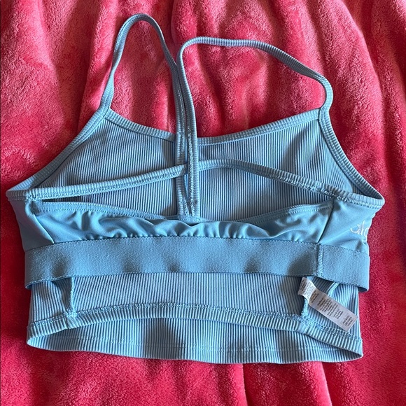 ALO | Light Blue Ribbed Top - Picture 7 of 10